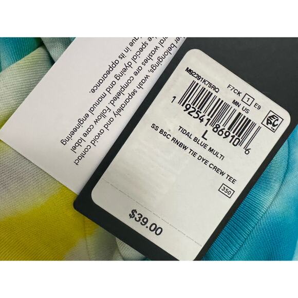 Guess multicolor vibrant tie dye short sleeves t size Large - Picture 6 of 10